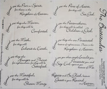 Load image into Gallery viewer, Beatitudes