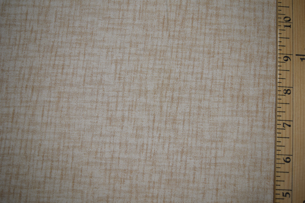 Tan on Beige Cross-Hatch Design