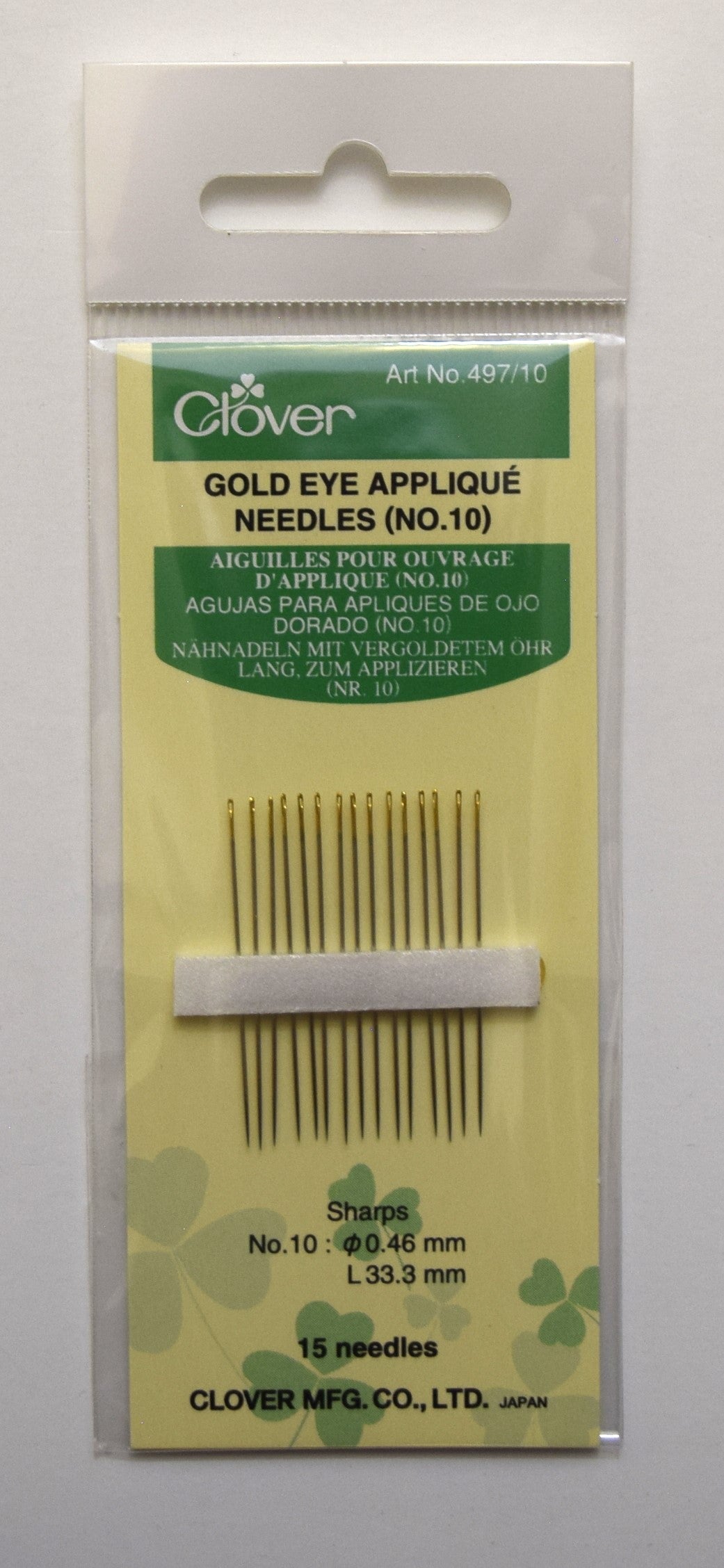 Gold Eye Applique Needles