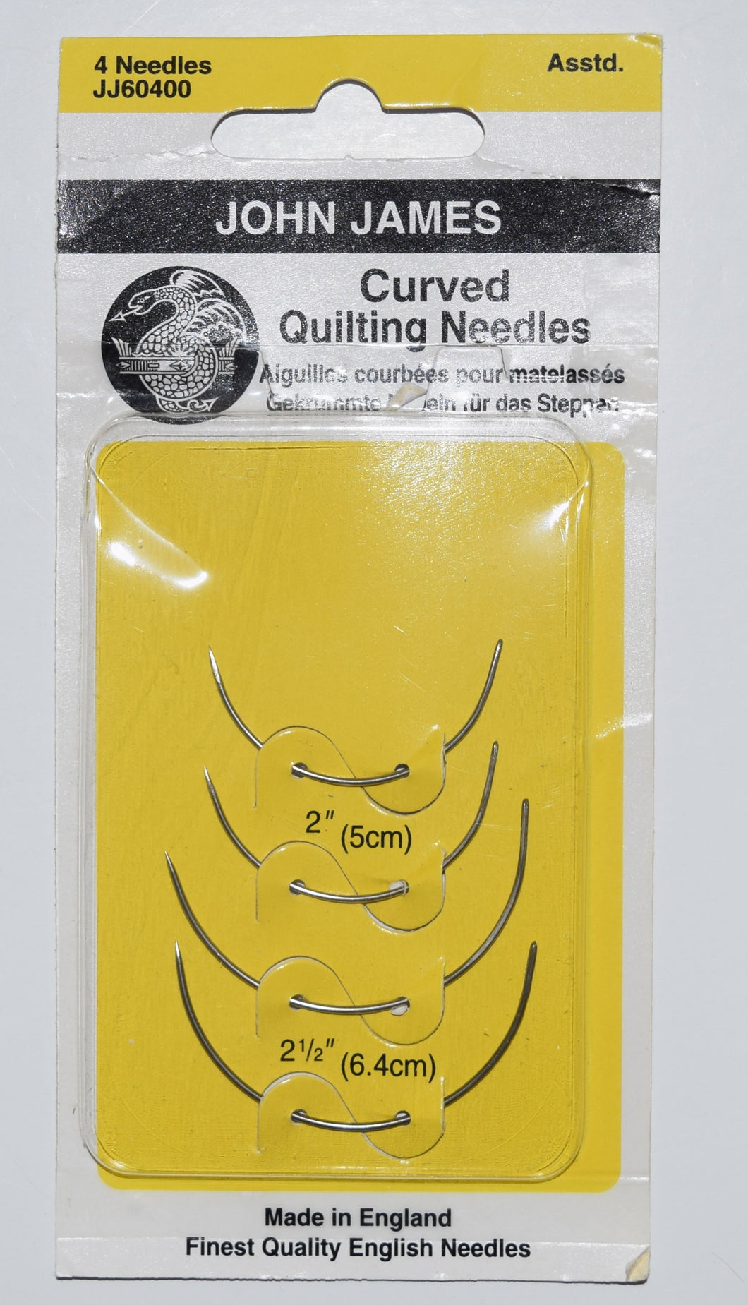 John James Curved Quilting Needles