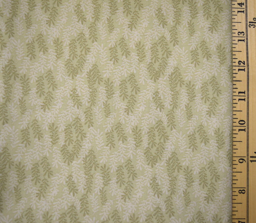 Kaisley Rose - Leafy Branches Green 0.8 Yard